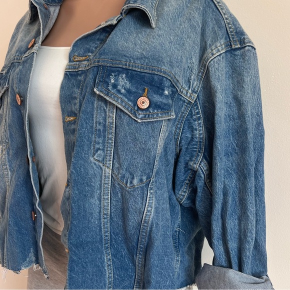 FREE PEOPLE Jean jacket - Picture 8 of 15